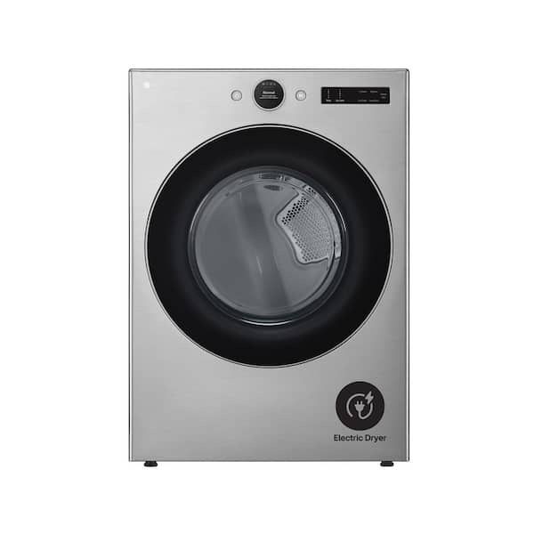 7.4 cu. ft. Vented Stackable SMART Electric Dryer in Graphite Steel with TurboSteam and AI Sensor Dr