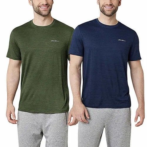 Eddie Bauer Men’s Crew Neck Motion Tee 2-pack Green/Navy