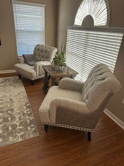 Tuffeted chairs