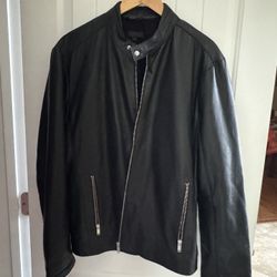 Like New ASOS Men’s Faux Leather Jacket Size L