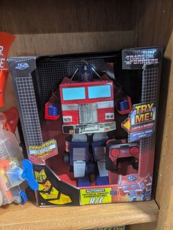 Jada Transformers Autobot Optimus Prime Converting RC Robot with Lights Sounds Toy