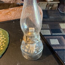 12” Tall Kerosene Lantern. Complete 