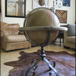 124 year old  Floor Globe