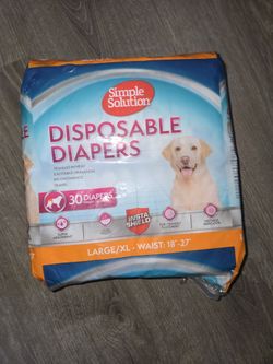 Female Disposable Dog Diapers L/XL