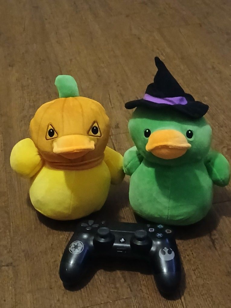 2 Cute Halloween Stuffed Animals