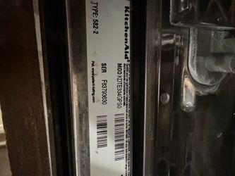 Kitchen aid dishwasher