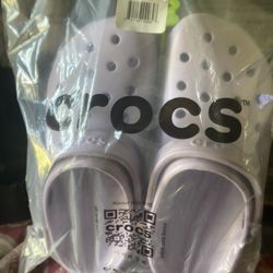 Purple Crocs , Size 7 