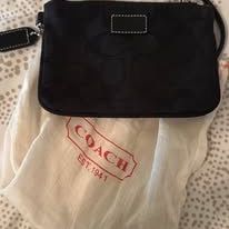 Coach Black Wristlet / Small Clutch – Great Condition