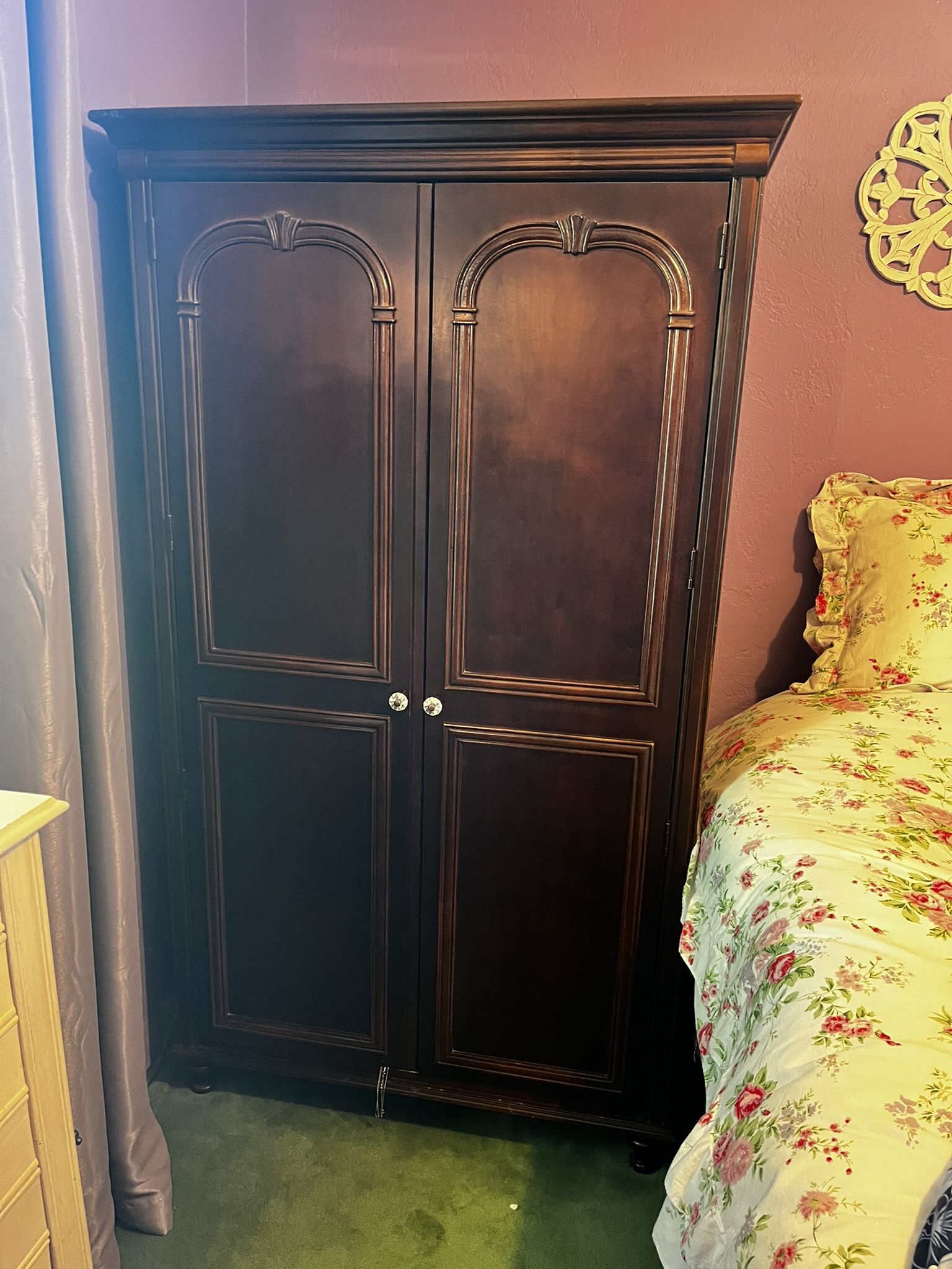 Beautiful Mahogany Armoire