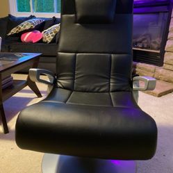 X Rocker SE Pro Video Gaming Lounging Pedestal Chair, 2 Speakers, Subwoofer, Foldable