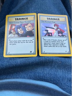Here Comes Team Rocket! 15/82 and The Rocket's Trap 19/132