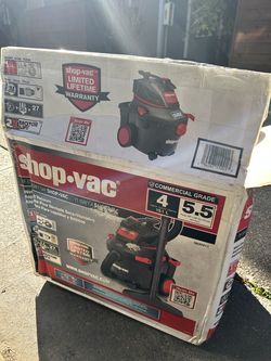 Shop vacuum