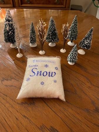 Winter Landscape Set (10 Piece Set) Hawthorne Village 2001 - Thomas Kinkade