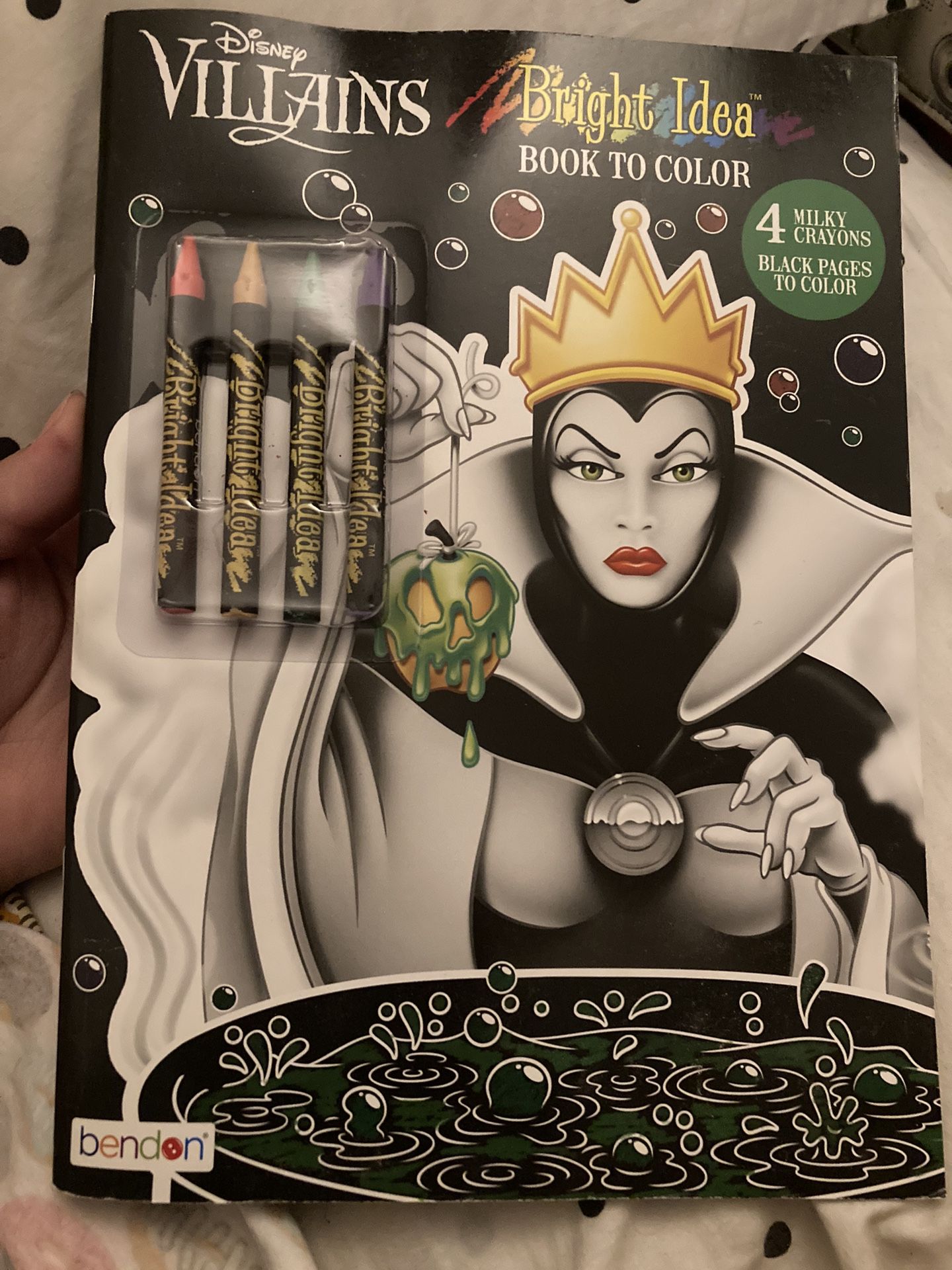 Disney Villains Coloring Book With Crayons