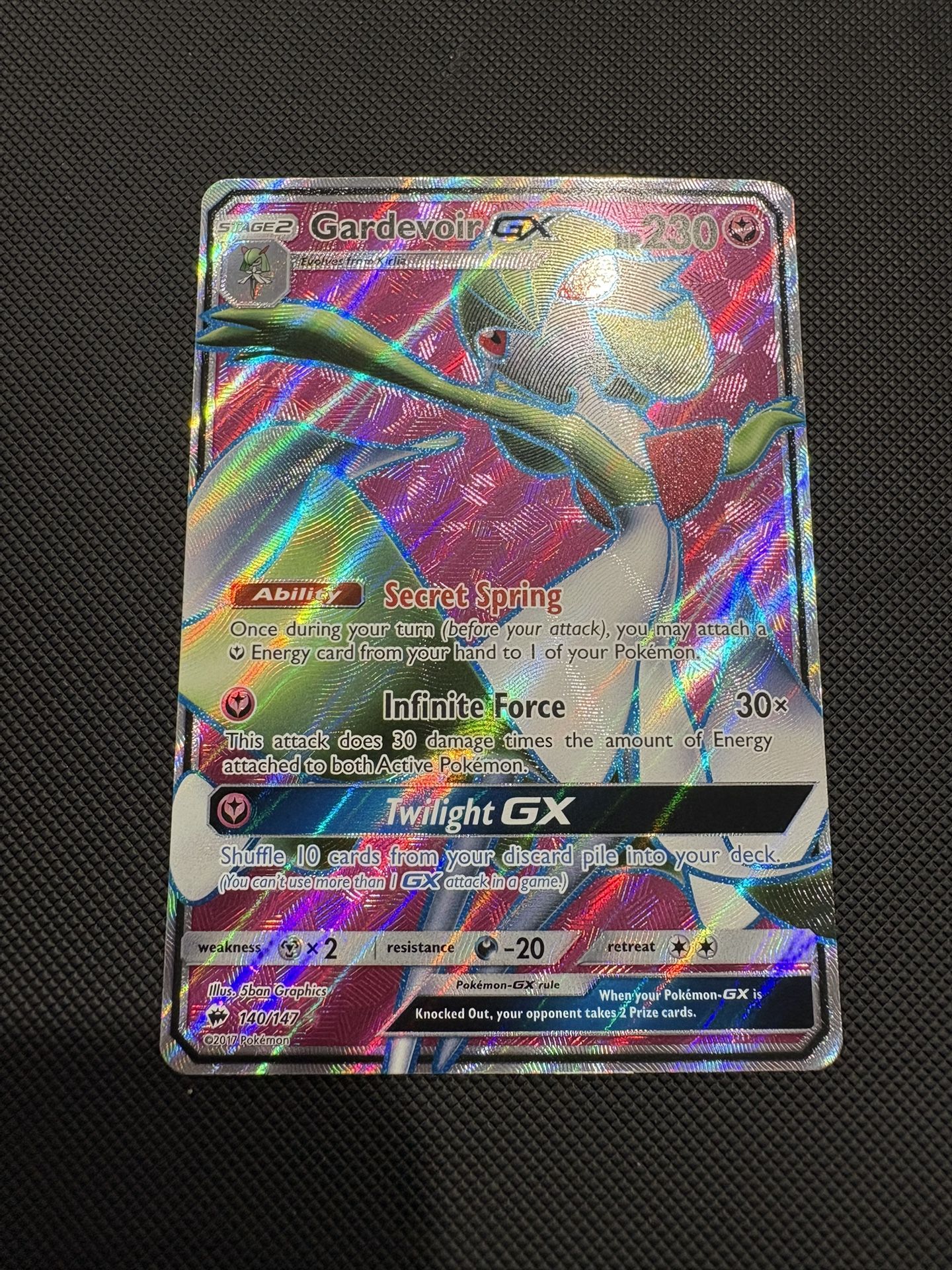 Gardevoir Gx UR Burning Shadows
