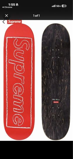 Supreme x KAWS Skate deck