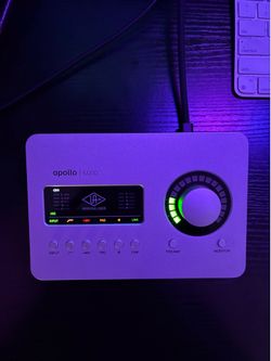 Universal Audio Apollo Solo Thunderbolt 3 Audio Interface UAD Unison