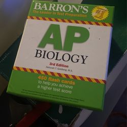 AP Biology Flash Cards 3rd edition