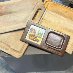 Collection of 5 Cutting Boards 