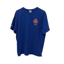 Gildan Men Shirt Blue XL Heavy Weight Cotton Football Boise State Broncos