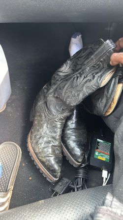 Ostrich boots