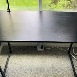 Black 40” Computer Desk / Study Desk