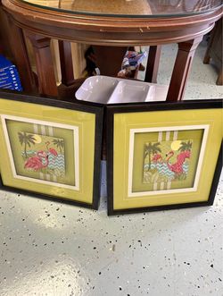 Flamingo Picture Set