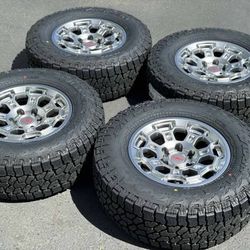 17" Wheels 265/70R17 A/T Tires Rims Toyota 4runner Tacoma Tundra Sequoia FJ Cruiser Lexus GX460 GX470 GX 460 470 4 Runner FJCruiser All-Terrain Falken