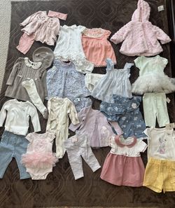 Baby girl clothes bundle! 3-6months NWT or NWOT! Dresses & outfits 27 items!