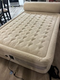 Pillow Top Blowup Mattress With Head Support