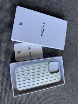 RIMOWA Aluminum iPhone 15 Pro Max Case – Silver – New in Box