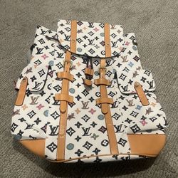 White Designer Backpack 