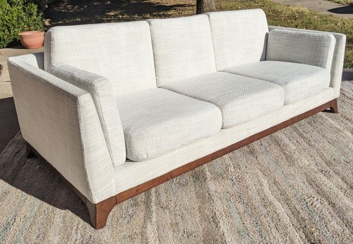 Chalk Grey Article "Ceni" Couch, DELIVERY AVAILABLE!!