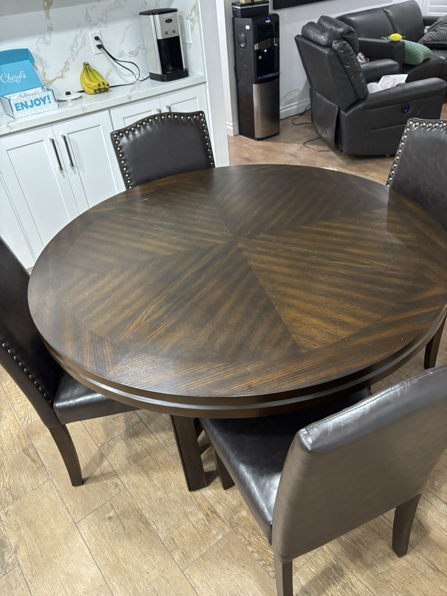 Solid Wood Dining table and Chairs 