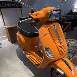Orange Piaggio Vespa S 150cc