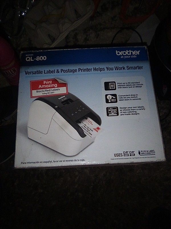 Ql800 BROTHER LABEL PRINTER