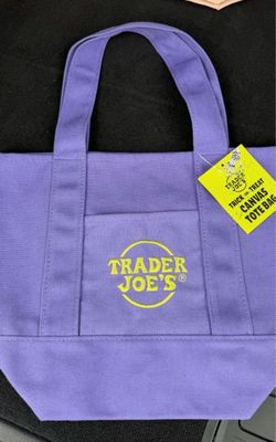 Trader Joe’s Purple mini tote bag