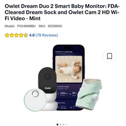 Owlet Dream Duo Camera And Sock Monitor