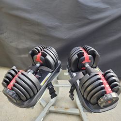 Bowflex dumbbell weight set 552 selectec weights