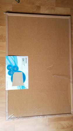 Wood Framed Corkboard (brand new)