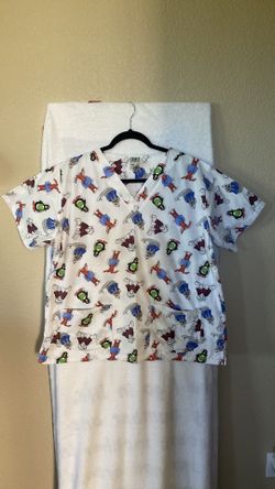 Ladies uniform advantage scrub top-size L