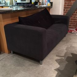 Loveseat Couch With Back Cushion