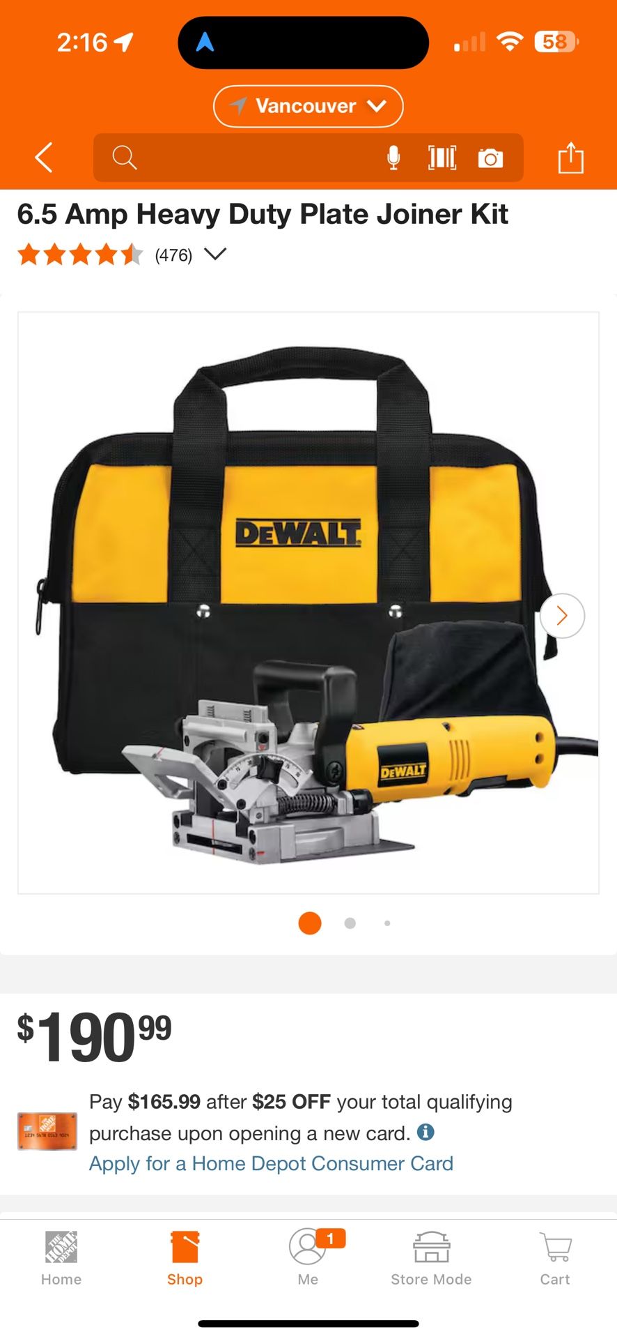 Dewalt Joiner Kit