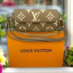 Louis Vuitton Empreinte Purse Light Coffee with Box