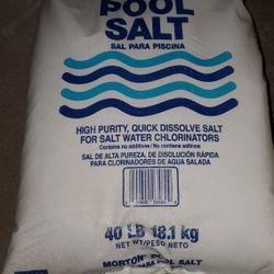 Free - Morton Pool Salt 3 x 40lb Bags