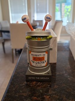 Talking Astros Trash Can- Astro the Grouch