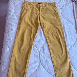 Marco Polo Stig Tapered Mustard Yellow Chinos, 34W x 32L
