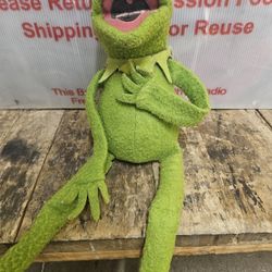 Vintage 1970s Kermit The Frog Doll