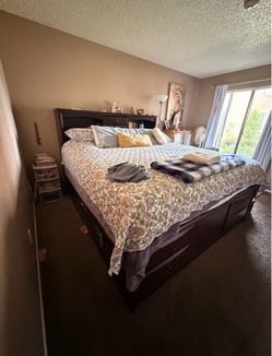 King size bed frame