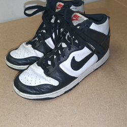 Nike Dunk High Panda Retro Women's Sneakers Size 8.5